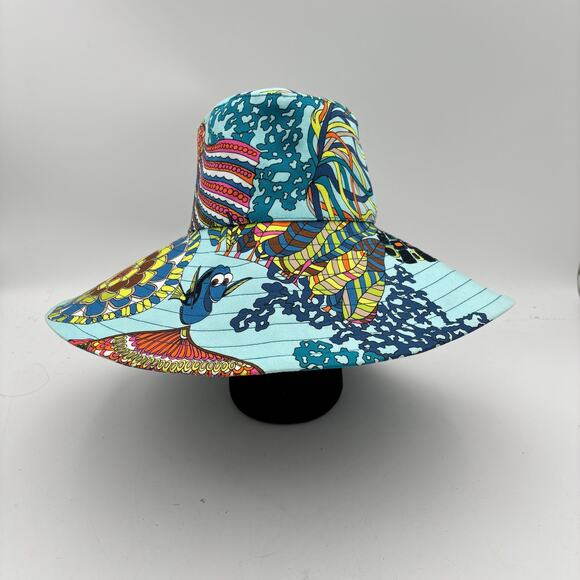 Trina Turk Finding Dory Nemo Sun Hat Wide Brim Beach Vacation Disney - Picture 2 of 9